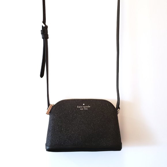 Kate Spade Tinsel Crossbody - Black Sparkle - Picture 3 of 10